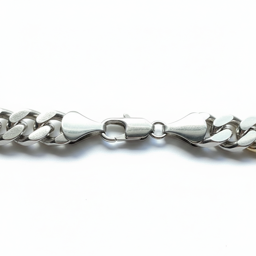 Silver Cuban Link Chain 5mm