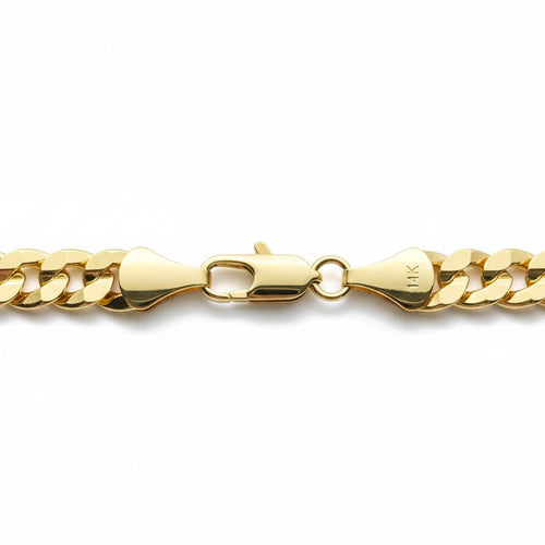 Gold Cuban Chain 24in 7mm